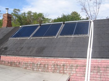 Evacuated Tube Solar Hot Water System