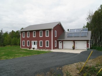 Passive solar home 